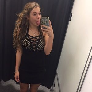 Black & Nude Dress!